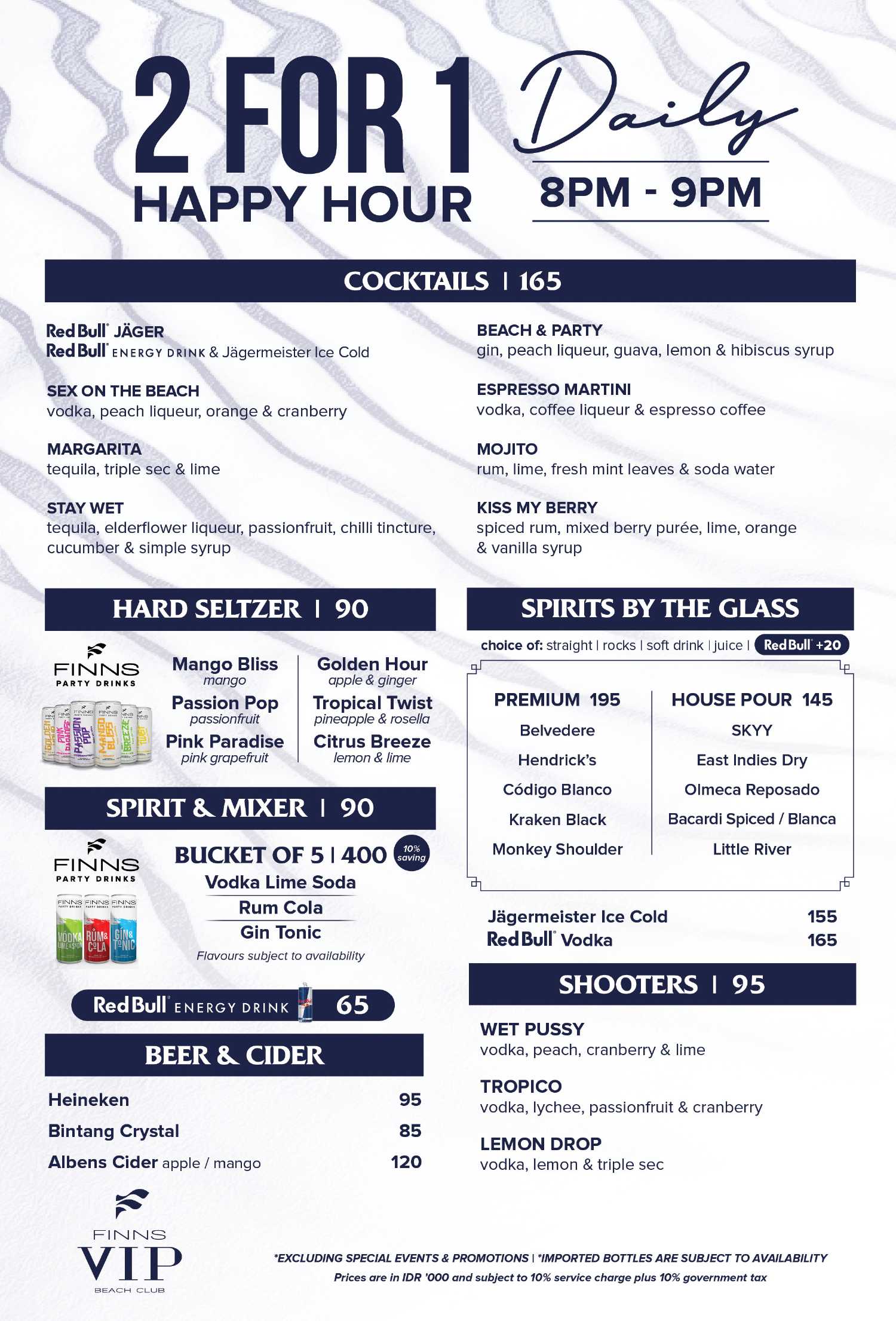 2026 1 8 VIP HH MENU 8 9 1